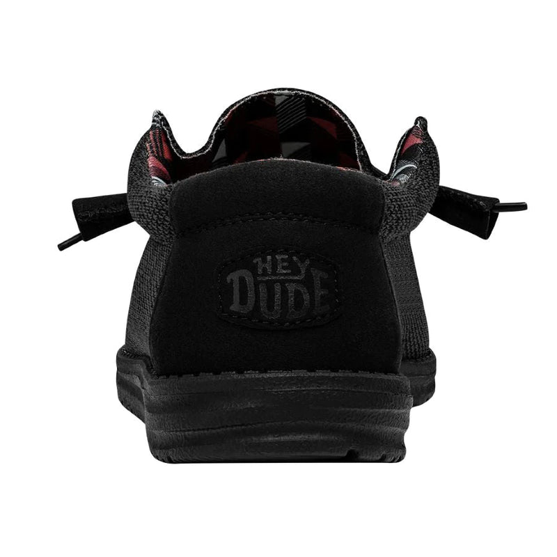 Hey Dude Wally Jet Black Rustic Frio Boutique