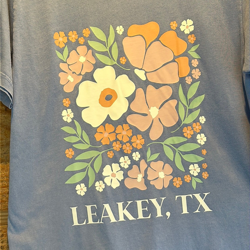JB Retro Floral Leakey, TX