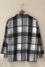 Plaid Flannel Shacket Jacket