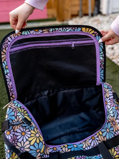 Black Daisy Duffle