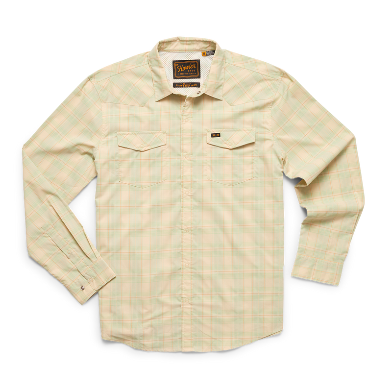 Howler H Bar B LS Barrett Plaid Mint