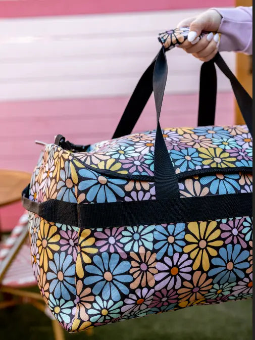 Black Daisy Duffle