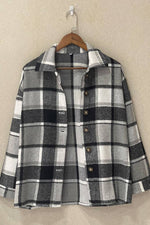 Plaid Flannel Shacket Jacket