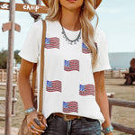 Sequin American Flag Top