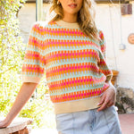 Crochet Pattern Knit Top