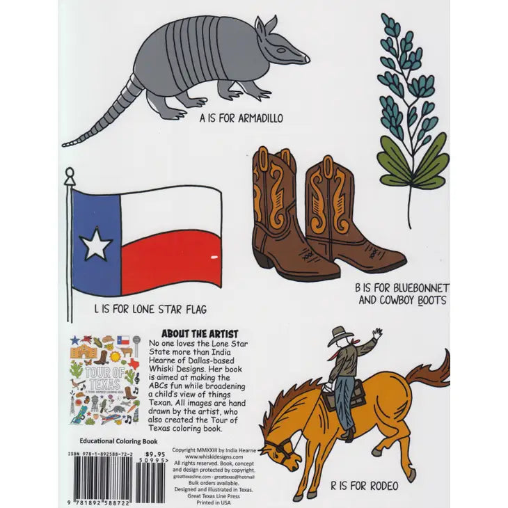 Texas Inspired Coloring Books