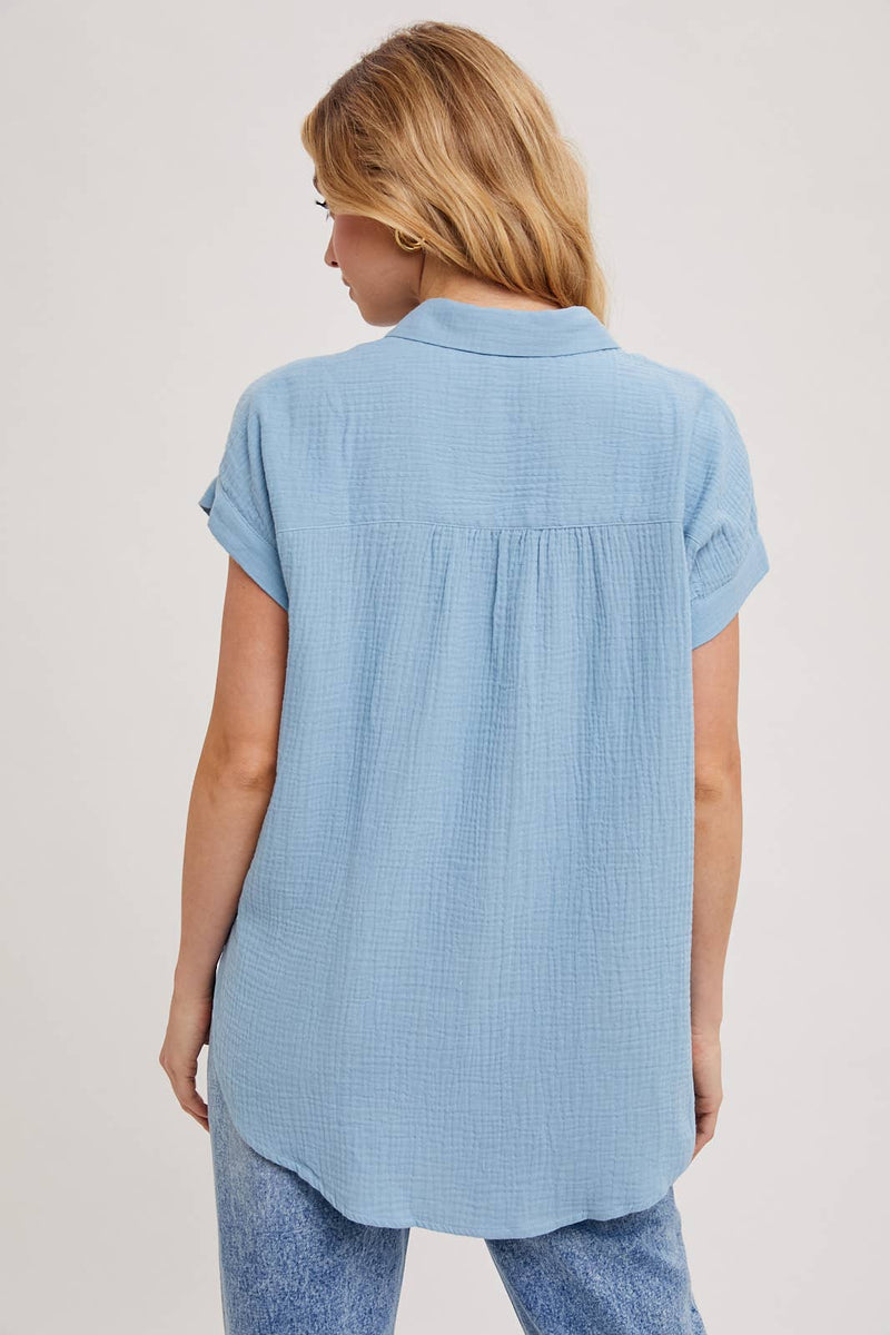 Essential Button Up Cotton Shirt