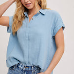 Essential Button Up Cotton Shirt