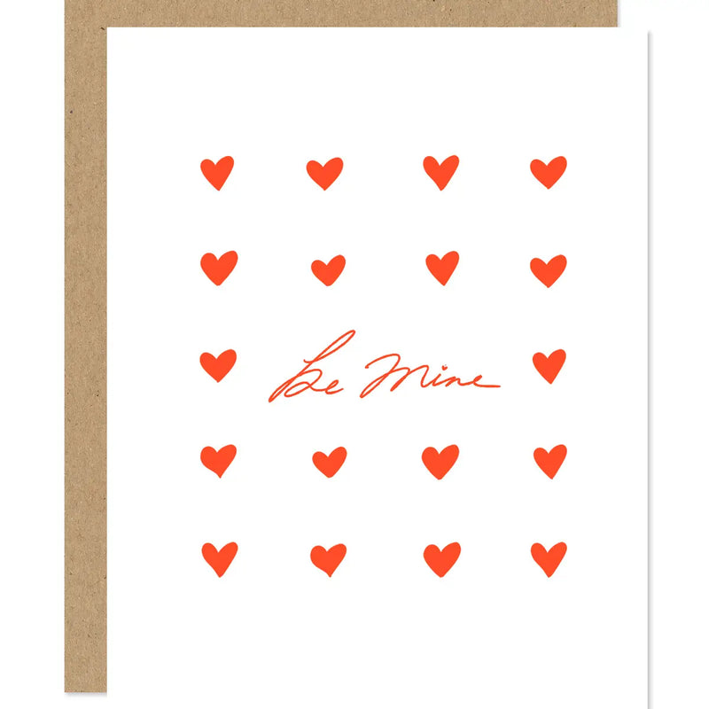 Be Mine Valentines Card