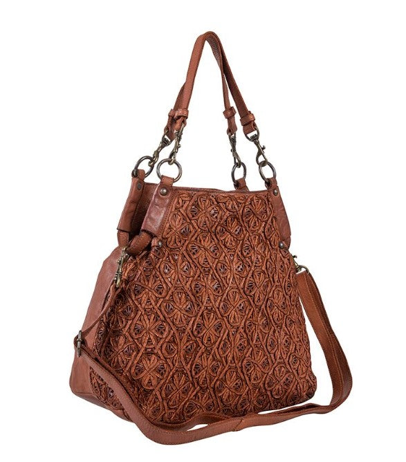 Aliphatic Leather & Hair On Bag
