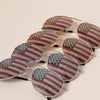 Aviator sunglasses with flag print