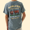 Gray t-shirt with Burlebo Cattle Ranch graphic 