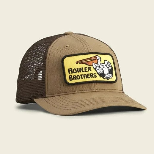 Howler Bros Standard Hats Pelican Badge British Khaki