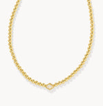 Kendra Scott Abbie Beaded Necklace Gold