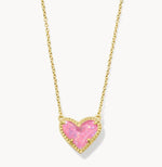 Kendra Scott Ari Heart Pendant In Gold
