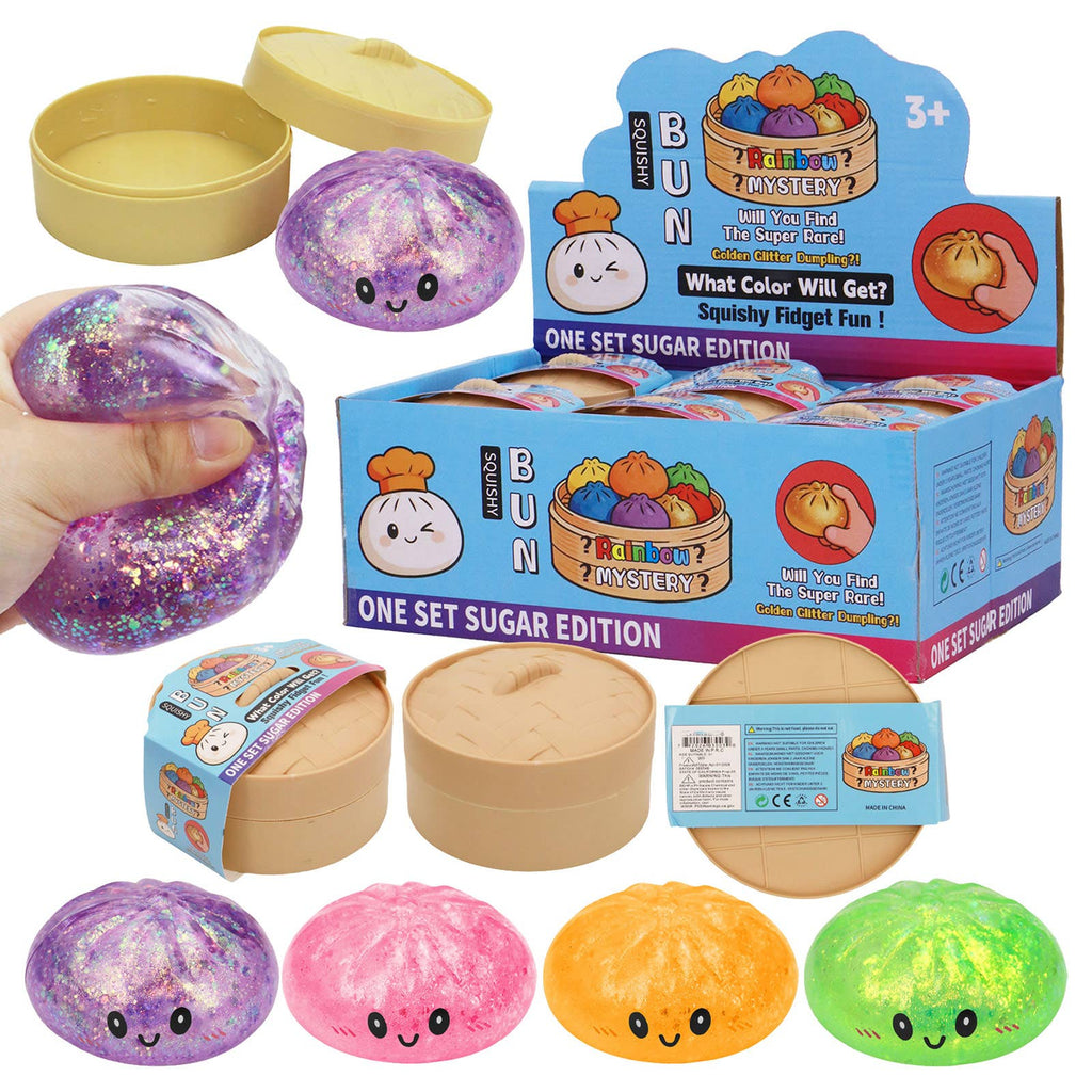 BUN Mystery Ball set with packaging and colorful balls on a white background