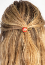 Natural Life Embroidered Hair Clip