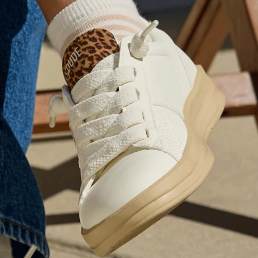 Hey Dude Karina Duo Classic - Egret/Leopard Multi Top