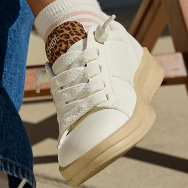 Hey Dude Karina Duo Classic - Egret/Leopard Multi Top