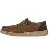 Brown casual shoe on a white background