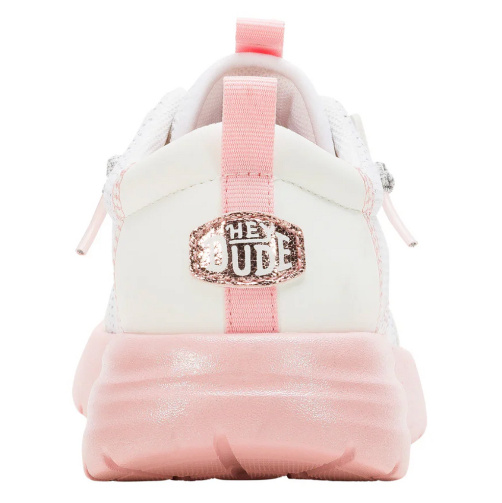 Hey Dude Sirocco Play Youth Pastel Ombre - White/Pink