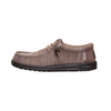 Hey Dude Wally Stretch Sox Deep Taupe/Mole Brown Side