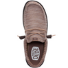 Hey Dude Wally Stretch Sox Deep Taupe/Mole Brown Top