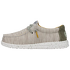 Sneaker with a white sole on a white background