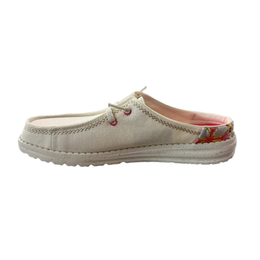 Hey Dude Wendy Slip Embroidered Floral Alt Side