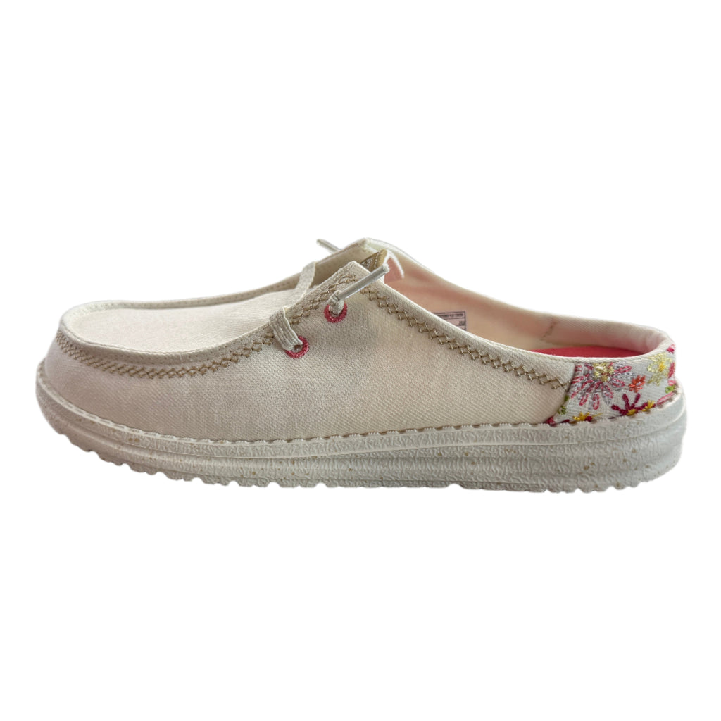Hey Dude Wendy Slip Embroidered Floral Side