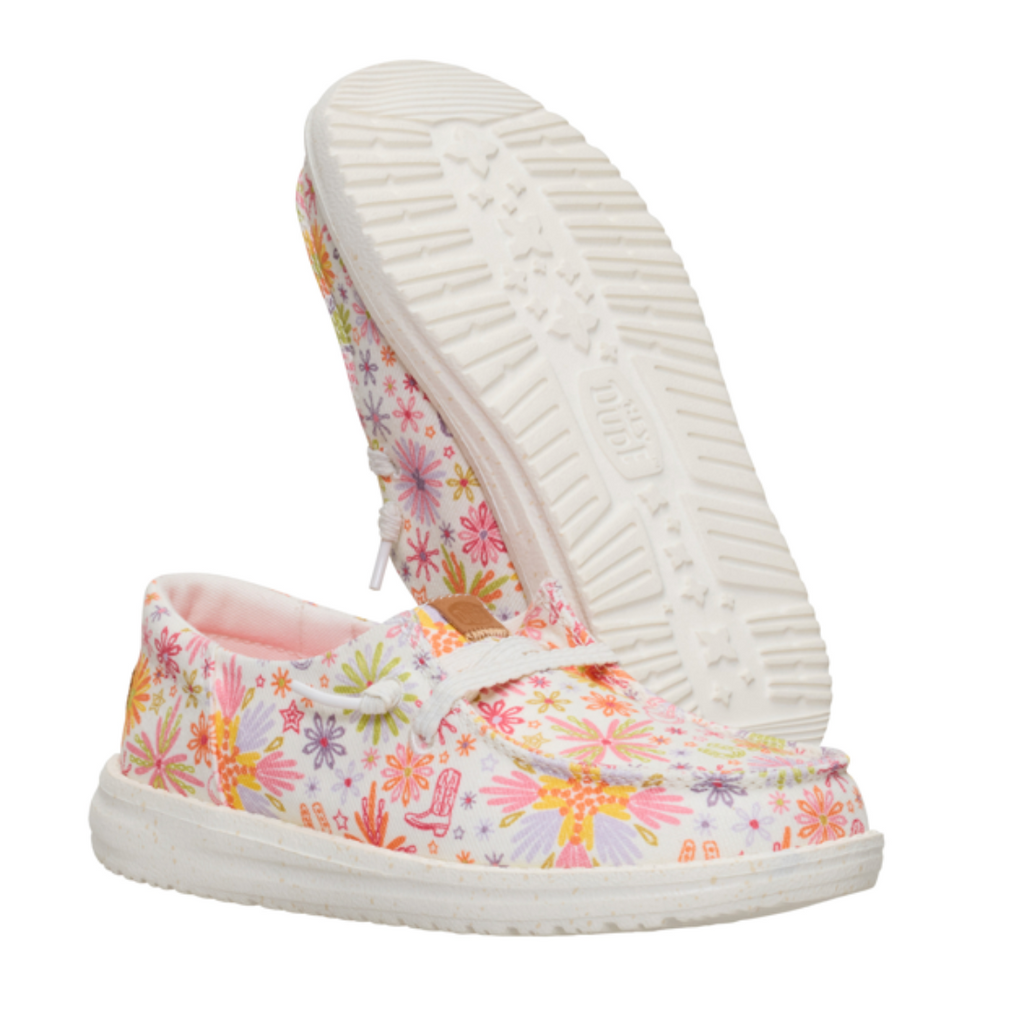Hey Dude Wendy Youth Western Cowgirl - Pink/Multi Bottom