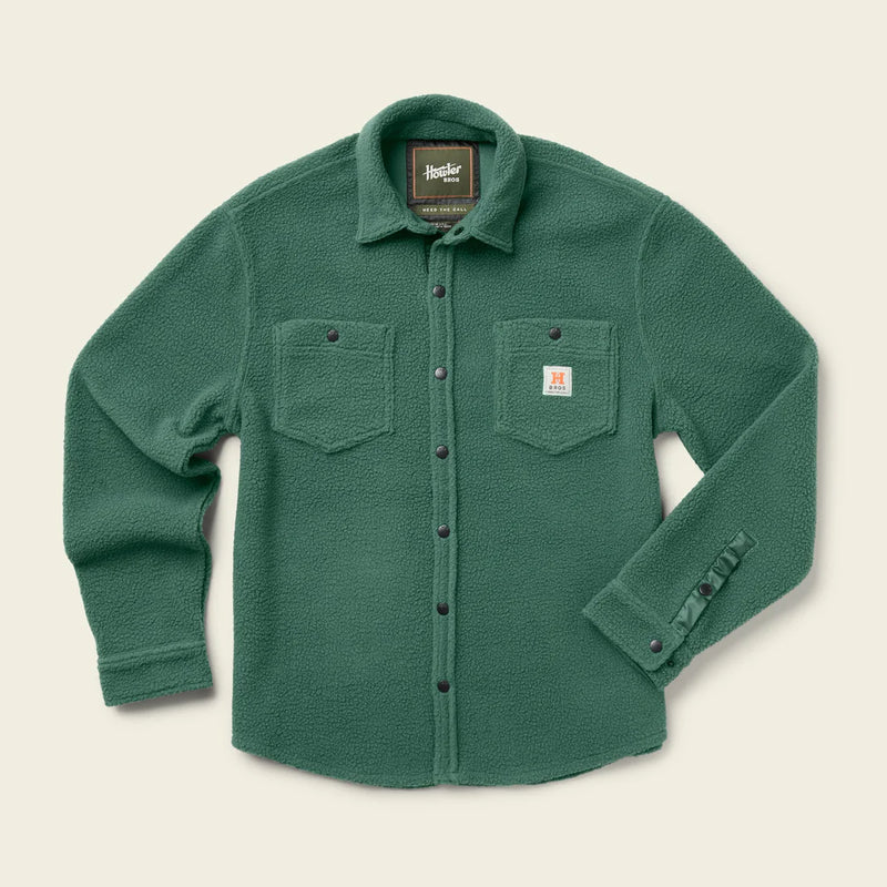 Howler Bros Allegheny- Fleece Overshirt Cascadia Green
