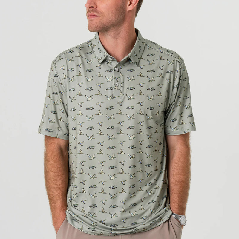 Burlebo Performance Polo Flying Duck Sage