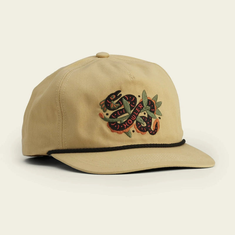 Howler Bros Unstructured Snapback Hats Howler Eel Gold Twil