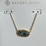 Kendra Scott Elisa Pendant In Gold