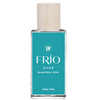 Frio River Eau de Parfum bottle with wooden cap on a white background