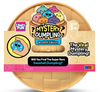 A sensory toy in a brown round box