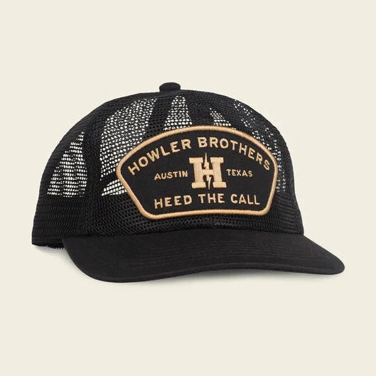 Howler Bros Unstructured Snapback Hats Howler Feedstore Black / Gold