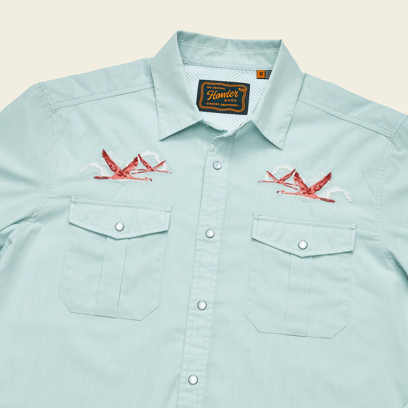 Howler Bros Guacho Snapshirt: Flamingo Flight