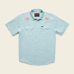 Howler Bros Crosscut Deluxe Short-Sleeve Fronds: Nile Blue