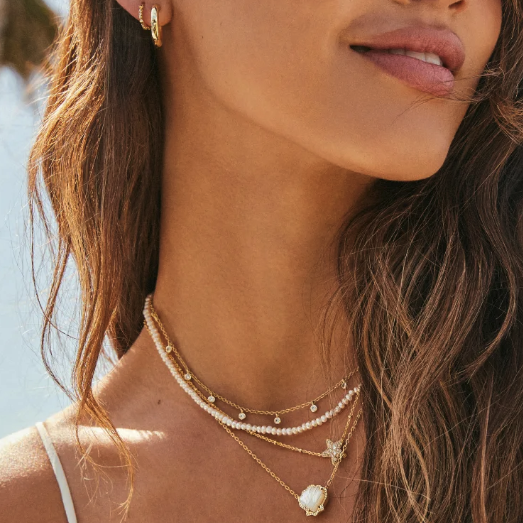 Kendra Scott Jae Star Pave Necklace