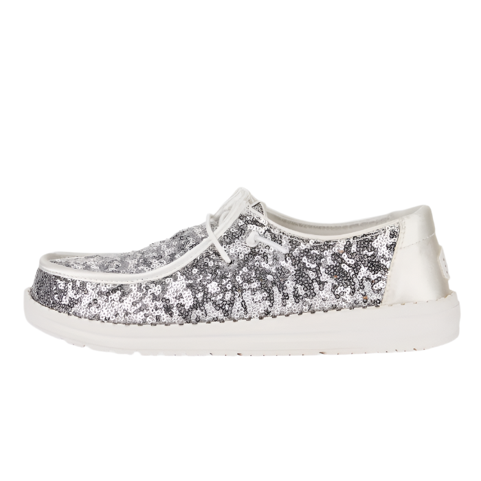 Hey Dude Wendy Sequin Cream