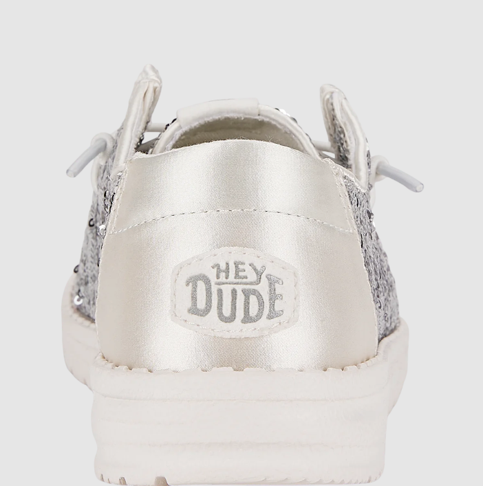 Hey Dude Wendy Sequin Cream