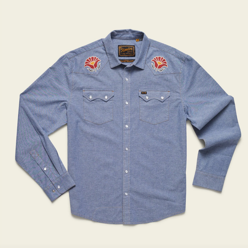 Howler Crosscut Deluxe Snapshirt Fresh Blooms