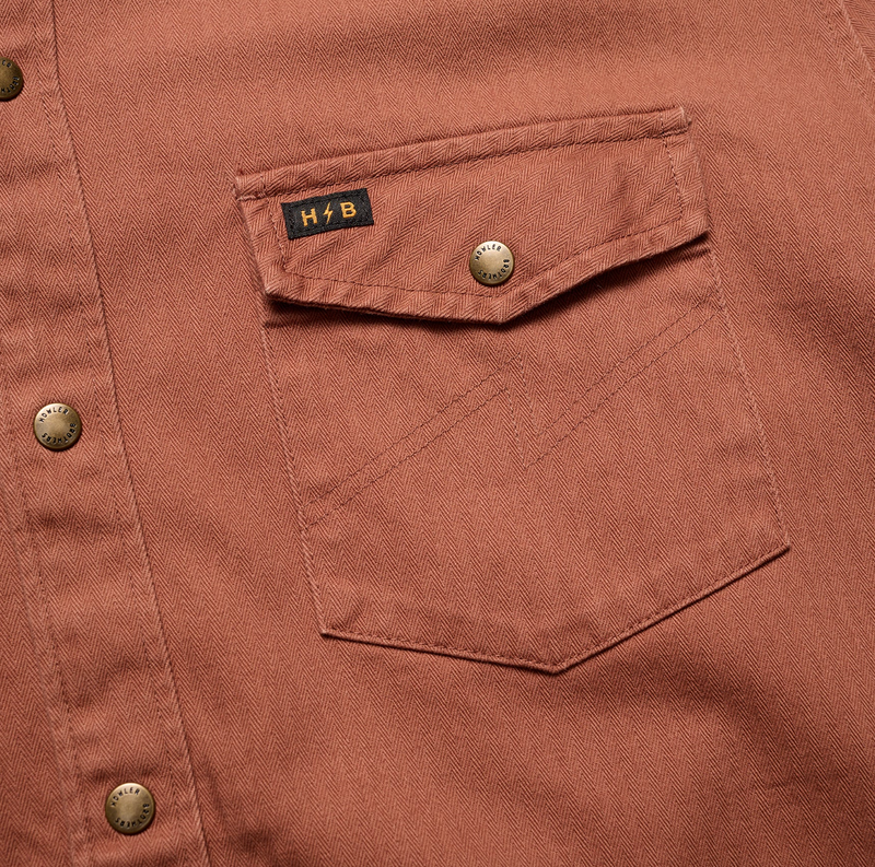 Howler Sawhorse Workshirt Mink Brown