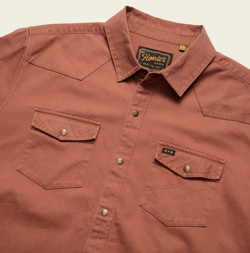 Howler Sawhorse Workshirt Mink Brown