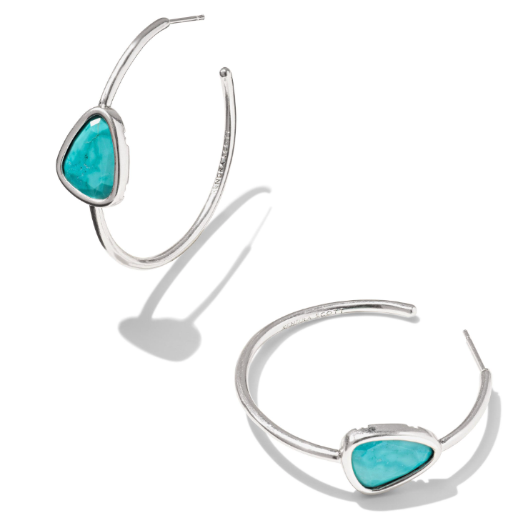 Kendra Scott Margot Hoop Earring - Turquoise