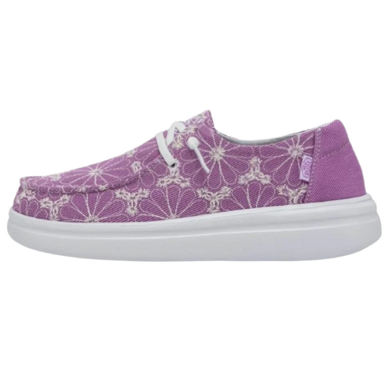 Hey Dude Wendy Youth Rise Eyelet Violet