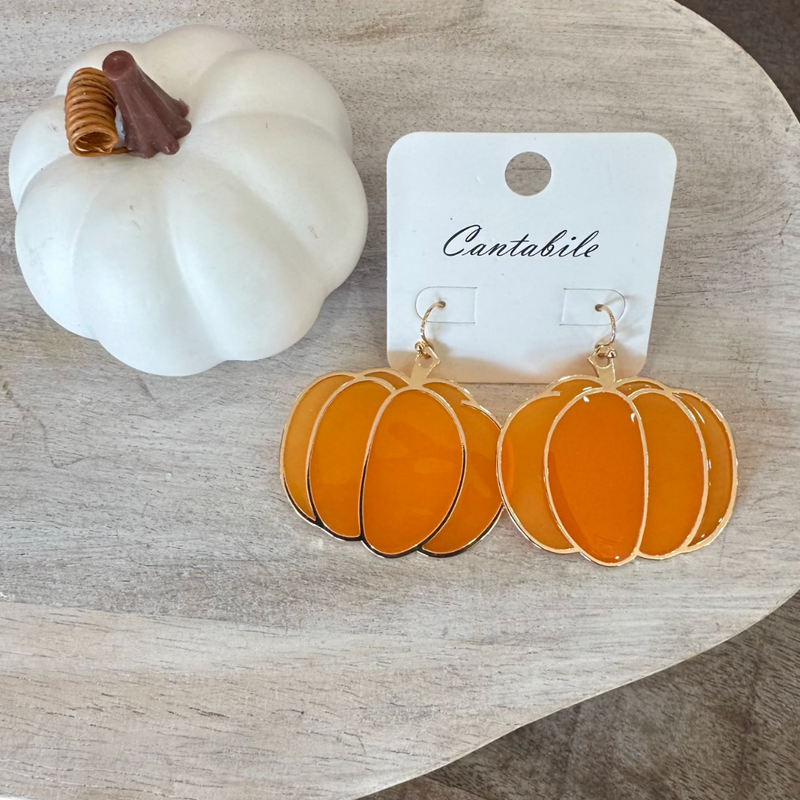 Pumpkin Earrings