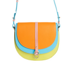 Color Point Half Moon Shoulder Bag